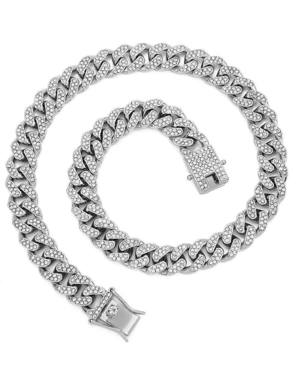 Cuban Link Chain for Men Diamond Miami Cuban Necklace 13mm Iced Out